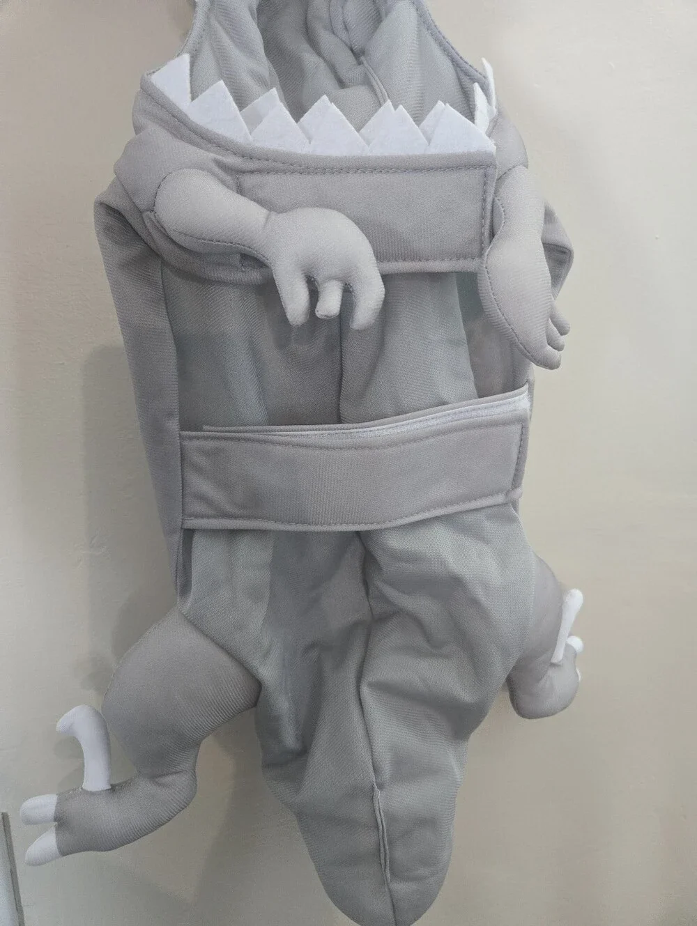 Raptor Pet Costume - Gray & Teal (XS/S)